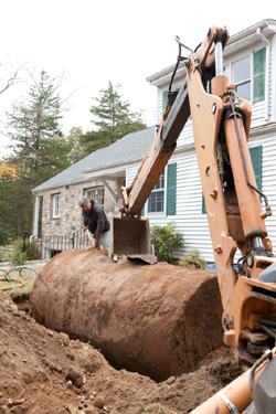 Abandoned oil tank removal nh